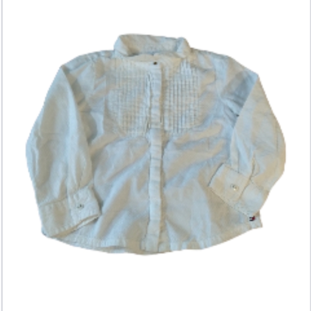 Size 2 toddler Tommy Hilfiger white blouse